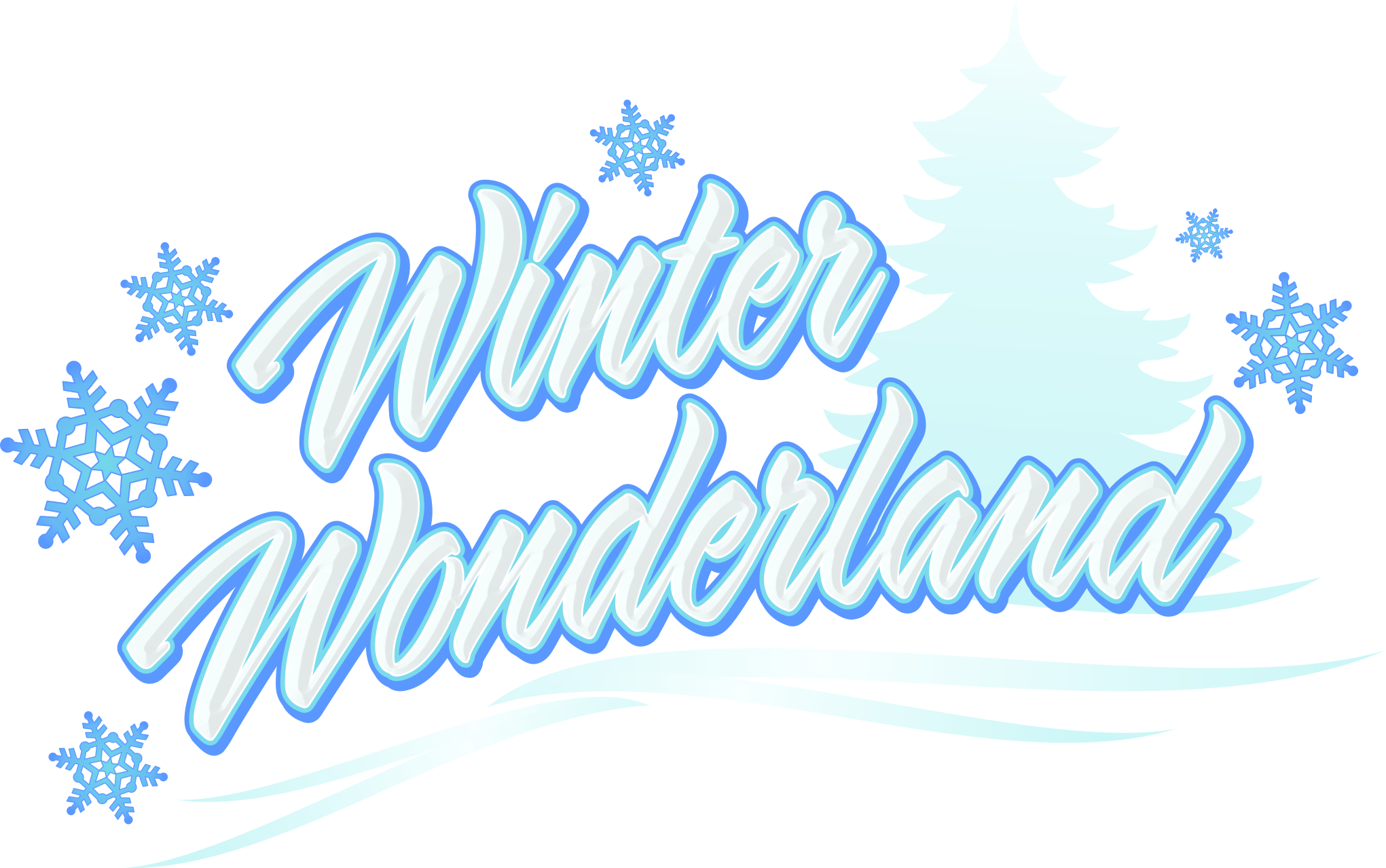 winter wonderland clip art - photo #22